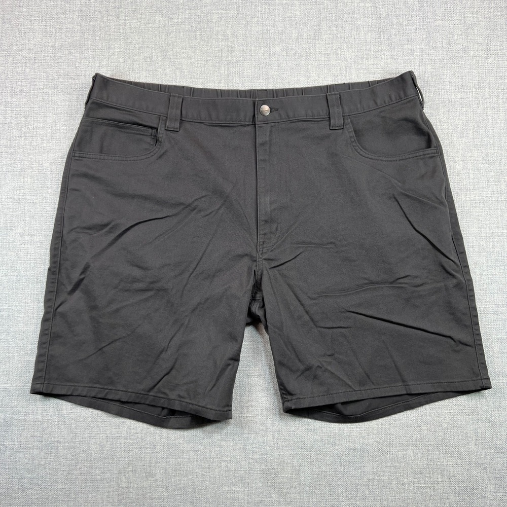 Carhartt Relaxed Fit Shorts Men 42 Dark Gray Stretch Workwear Utility BS6280-M